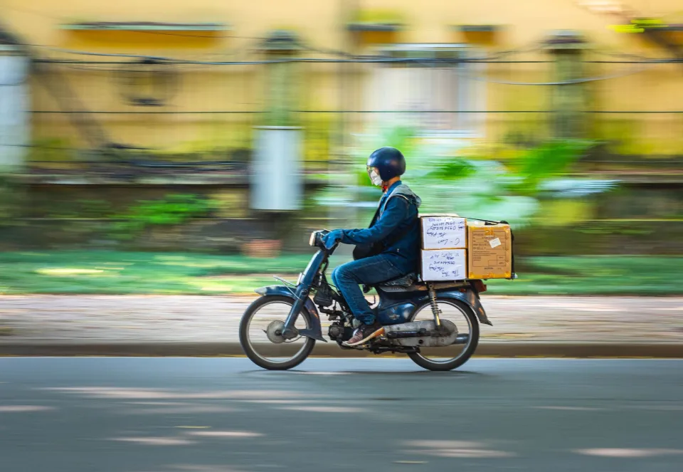 Tài xế đón khách tận nơi